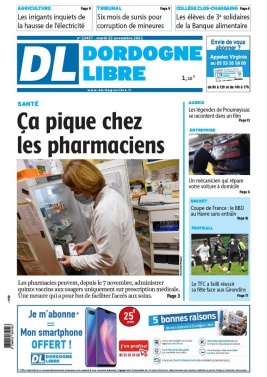 Dordogne Libre N°23457 du 22 novembre 2022 à télécharger sur iPad