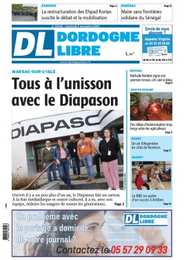 Dordogne Libre N°23443 du 04 novembre 2022 à télécharger sur iPad