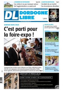 Dordogne Libre N°23402 du 16 septembre 2022 à télécharger sur iPad