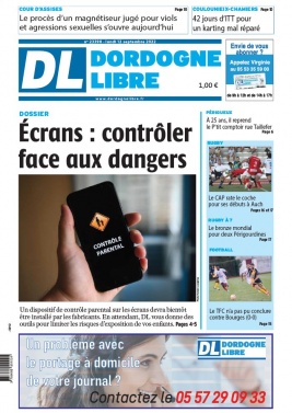 Dordogne Libre N°23398 du 12 septembre 2022 à télécharger sur iPad
