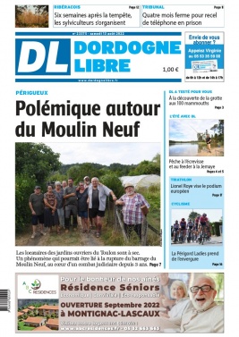 Dordogne Libre N°23375 du 13 août 2022 à télécharger sur iPad