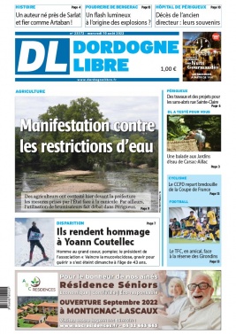 Dordogne Libre N°23372 du 10 août 2022 à télécharger sur iPad