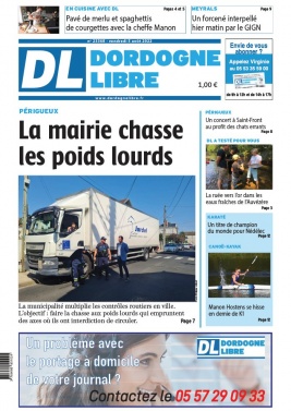 Dordogne Libre N°23368 du 05 août 2022 à télécharger sur iPad