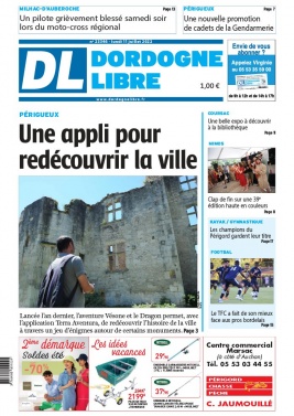Dordogne Libre N°23346 du 11 juillet 2022 à télécharger sur iPad
