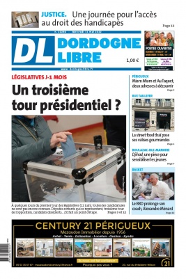 Dordogne Libre N°23296 du 11 mai 2022 à télécharger sur iPad