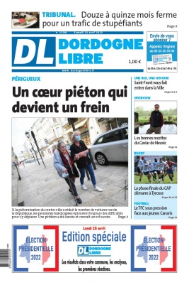 Dordogne Libre N°23281 du 23 avril 2022 à télécharger sur iPad