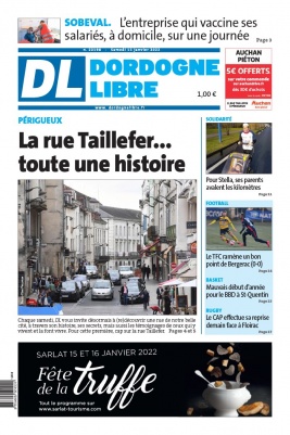 Dordogne Libre N°23198 du 15 janvier 2022 à télécharger sur iPad