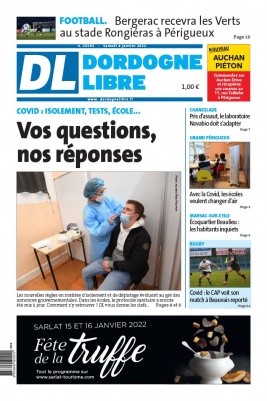 Dordogne Libre N°23192 du 08 janvier 2022 à télécharger sur iPad