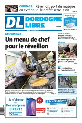 Dordogne Libre N°23186 du 31 décembre 2021 à télécharger sur iPad