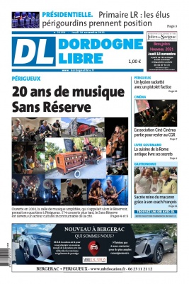 Dordogne Libre N°23150 du 18 novembre 2021 à télécharger sur iPad