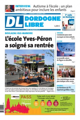 Dordogne Libre N°23087 du 03 septembre 2021 à télécharger sur iPad