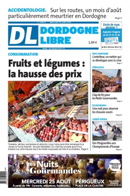 Dordogne Libre N°23079 du 25 août 2021 à télécharger sur iPad
