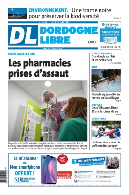 Dordogne Libre N°23068 du 12 août 2021 à télécharger sur iPad