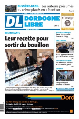 Dordogne Libre N°22867 du 10 décembre 2020 à télécharger sur iPad