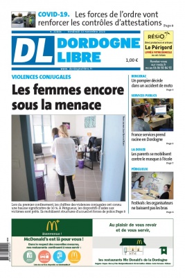 Dordogne Libre N°22844 du 13 novembre 2020 à télécharger sur iPad
