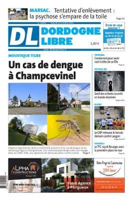 Dordogne Libre N°22816 du 10 octobre 2020 à télécharger sur iPad