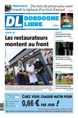 Dordogne Libre N°22810 du 03 octobre 2020 à télécharger sur iPad