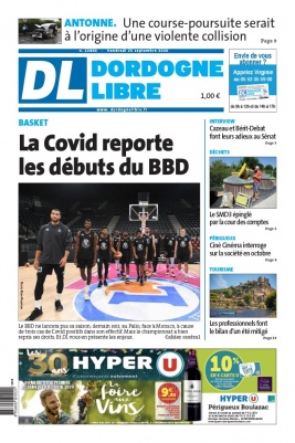 Dordogne Libre N°22803 du 25 septembre 2020 à télécharger sur iPad