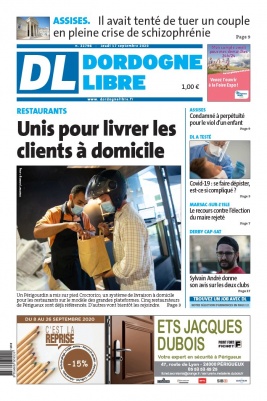 Dordogne Libre N°22796 du 17 septembre 2020 à télécharger sur iPad