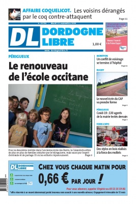 Dordogne Libre N°22794 du 15 septembre 2020 à télécharger sur iPad