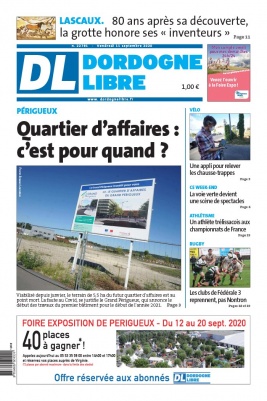 Dordogne Libre N°22791 du 11 septembre 2020 à télécharger sur iPad