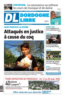 Dordogne Libre N°22790 du 10 septembre 2020 à télécharger sur iPad