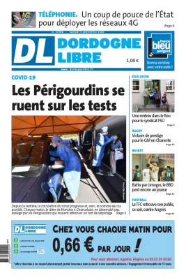 Dordogne Libre N°22786 du 05 septembre 2020 à télécharger sur iPad