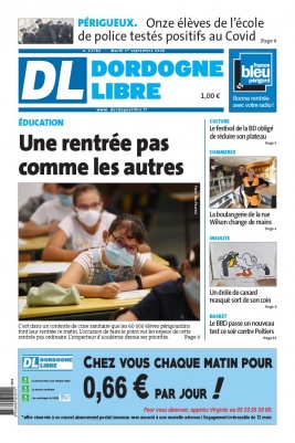 Dordogne Libre N°22782 du 01 septembre 2020 à télécharger sur iPad