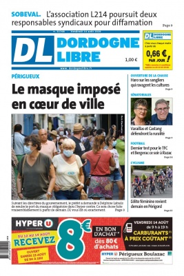 Dordogne Libre N°22768 du 14 août 2020 à télécharger sur iPad