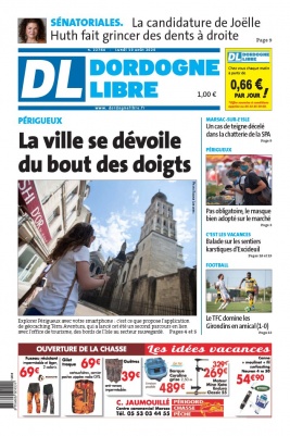 Dordogne Libre N°22764 du 10 août 2020 à télécharger sur iPad