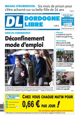 Dordogne Libre N°22681 du 29 avril 2020 à télécharger sur iPad