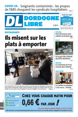 Dordogne Libre N°22678 du 25 avril 2020 à télécharger sur iPad