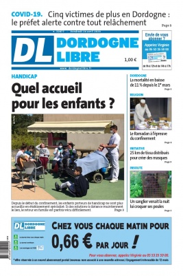 Dordogne Libre N°22677 du 24 avril 2020 à télécharger sur iPad