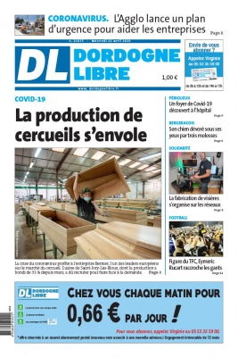 Dordogne Libre N°22675 du 22 avril 2020 à télécharger sur iPad