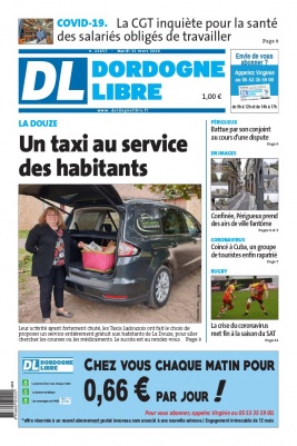 Dordogne Libre N°22657 du 31 mars 2020 à télécharger sur iPad