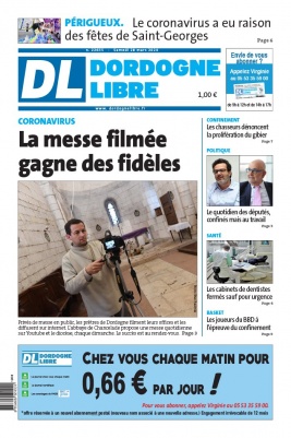 Dordogne Libre N°22655 du 28 mars 2020 à télécharger sur iPad