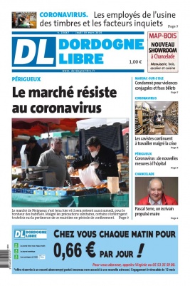 Dordogne Libre N°22647 du 19 mars 2020 à télécharger sur iPad
