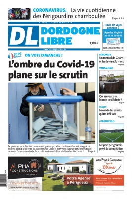 Dordogne Libre N°22643 du 14 mars 2020 à télécharger sur iPad