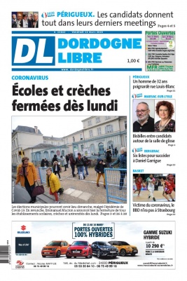Dordogne Libre N°22642 du 13 mars 2020 à télécharger sur iPad