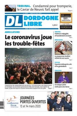 Dordogne Libre N°22639 du 10 mars 2020 à télécharger sur iPad