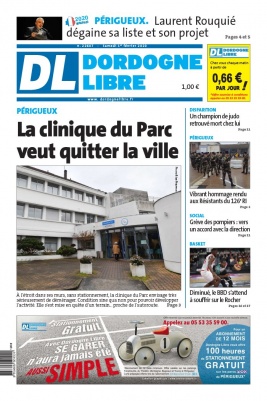 Dordogne Libre N°22607 du 01 février 2020 à télécharger sur iPad