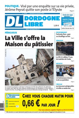 Dordogne Libre N°22600 du 24 janvier 2020 à télécharger sur iPad