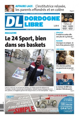 Dordogne Libre N°22582 du 03 janvier 2020 à télécharger sur iPad