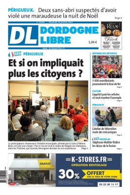 Dordogne Libre N°22588 du 10 janvier 2020 à télécharger sur iPad