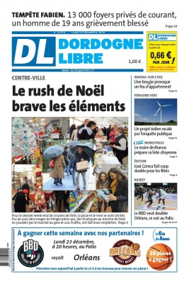 Dordogne Libre N°22574 du 23 décembre 2019 à télécharger sur iPad