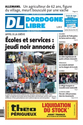 Dordogne Libre N°22557 du 03 décembre 2019 à télécharger sur iPad
