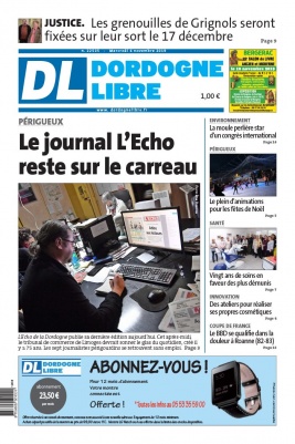 Dordogne Libre N°22535 du 06 novembre 2019 à télécharger sur iPad