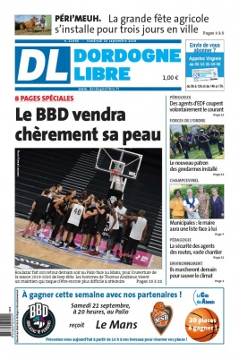 Dordogne Libre N°22496 du 20 septembre 2019 à télécharger sur iPad