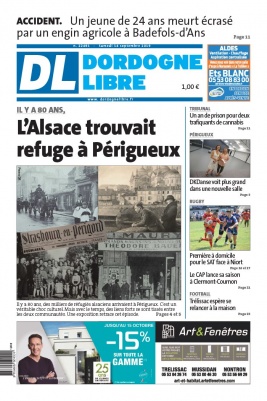 Dordogne Libre N°22491 du 14 septembre 2019 à télécharger sur iPad