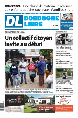 Dordogne Libre N°22484 du 06 septembre 2019 à télécharger sur iPad